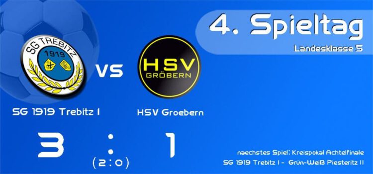 landesklasse 5, trebitz - gröbern, 3:1,4. Spieltag