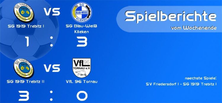 sgt, trebitz,klieken, landesklasse 5, kreisliga süd, spitzenreiter