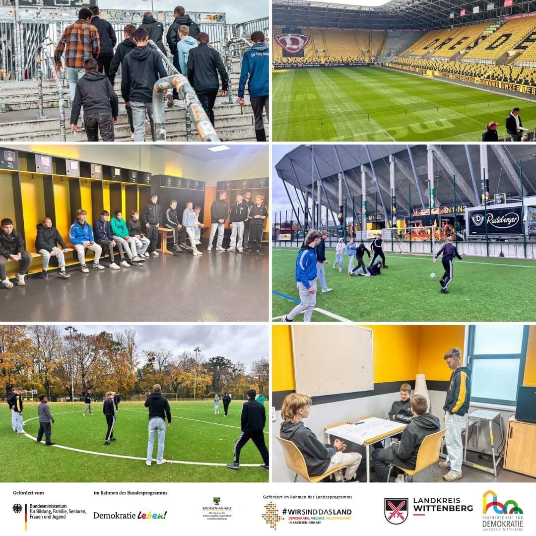 Workshop „Fairness und Respekt im Fußball“ beim Fanprojekt Dresden – gefördert durch „Demokratie leben!“